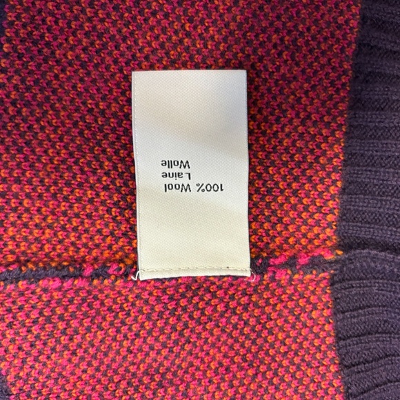 Neve 100% Wool Patterned Sweater Vest Small - Picture 3 of 5